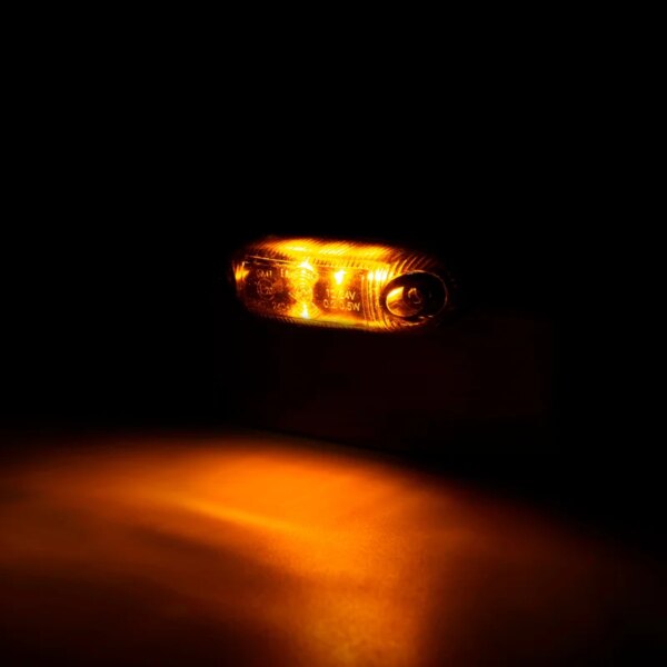 LED dark markeringslicht amber 12-24v 50cm kabel-LD 390/GRAPHITE-MV-4000DA-2