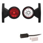 LED breedtelamp met korte steel | 12-24v | 1