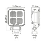 LED R23 werklamp 2929lm | 9-30v | 400cm kabel--WR-1829V-4M-10