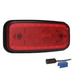 LED markeringslicht rood | 12-24v | 0
