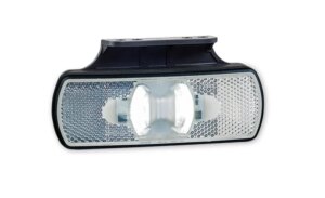 LED markeringslicht neon wit met beugel | 12-24v | 50cm. kabel | MV-3350W-LD 2219-MV-3350W