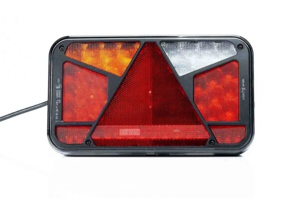Links | LED achterlicht met kentekenlicht | 12-24v | 7-functies | 100cm. kabel | VC-4511-FT-370 L TB LED-VC-4511