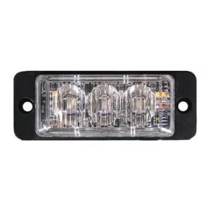 LED flitser 3 LED's | R65 | ultra platte slimline | amber | 10-30v | S11F3002--S11F3002
