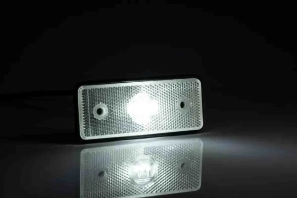 LED markeringslicht wit | 12-24v | 50cm. kabel | MV-5650W-MD-013 B+K LED-MV-5650W-2