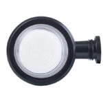 LED Zweedse breedtelamp | korte steel | matte lens | 12-24v | MB-1020RW-LD 2606-MB-1020RW-5