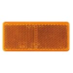 Amber reflector | 90 x 40mm. | 3m-plakstrip | VRF-500A-DOB-035 Z-VRF-500A