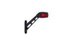 Rechts | LED breedtelamp rood | wit | amber | 12-24v | 35cm. kabel | MB-3692RWA-LD 518/P-MB-3692RWA