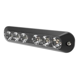 LED flitser 6-LED | R65 | amber | 12-24v | ED3705A-ED3705A-ED3705A