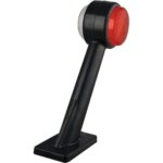Links | LED breedtelamp | schuine steel | 12-24v | 20cm. kabel | 1004LE-1004LE-1004LE