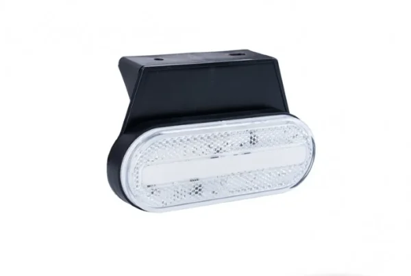 LED markeringslicht wit met beugel | 12-24v | 50cm. kabel | MV-5050W-LD 2773-MV-5050W