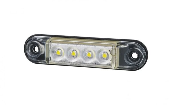 LED markeringslicht amber met beugel | 12-24v | 50cm. kabel | MV-4400W-LD 2327-MV-4400W-2