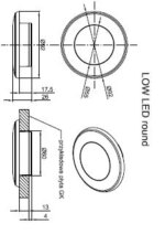 LED interieurverlichting | wit | 12-24v | warm wit licht | I10RW-200W-FT-046 B LED-I10RW-200W-4