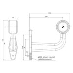 75mm². connector | M10BV-611RW-FT-009 F LED QS075 (NO SET ONLY LEFT VERSION)-M10BV-611RW-3