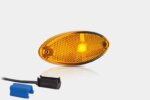 LED markeringslicht ovaal amber | 12-24v | 0