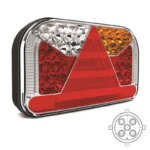 Rechts | LED achterlicht zonder kentekenlicht | 12-36v | 5-PIN | V10C4-502B5-FT-170 P NT LED SPK BAJONET 5 pin-V10C4-502B5