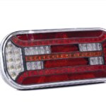 Rechts | LED achterlicht met driehoek reflector | 12-24v | VC-3102-FT-610 P LED DI-VC-3102