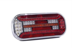 Rechts | LED achterlicht met driehoek reflector | 12-24v | VC-3102-FT-610 P LED DI-VC-3102