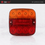 LED compact achterlicht zonder kentekenverlichting | 12-24v | 50cm. kabel | 99ARM-99ARM-99ARM-3