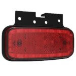 LED markeringslicht rood | 12-24v | 50cm. kabel | MV-1250R-FT-075 C+K LED-MV-1250R-2