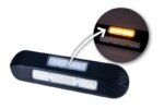 LED zij-werklamp + amber R65 flitser