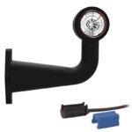 Links | LED breedtelamp met haakse steel | 12-24v | 0