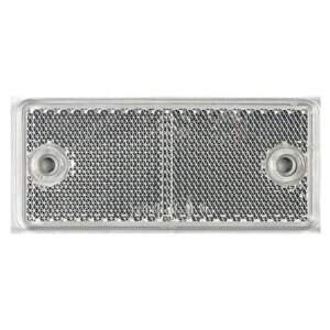 Witte reflector | 90 x 40mm. | schroefbevestiging | VRF-501W-DOB-034 B-VRF-501W