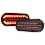 LED compact achterlicht met dynamisch knipperlicht | 12-24v | VC-320B5SS-FT-320 LED DI BAJONET + SS-VC-320B5SS-4