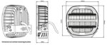 Phantom Series LED verstraler darklook wit 12-24v - 16.000lm--WD-16016W-6