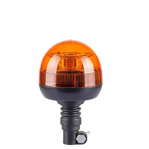 LED zwaailamp amber | R65 | met Flexi DIN montagevoet | 12-24v | S07ZL001.1--S07ZL001.1
