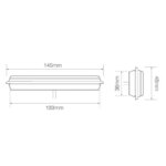 LED achterlicht slimline | 12-24v | 0