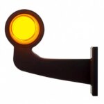 LED pendellamp amber | haakse steel | matte lens | 12-24v | MB-1023A-LKD 2607-MB-1023A-2