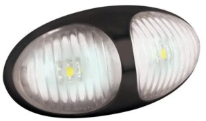 LED markeringslicht wit | 12-24v | 2-PIN connector | 37WM2P-37WM2P-37WM2P