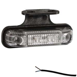 LED markeringslicht amber | 12-24v | 50cm. kabel | M10MV-550A-FT-013 Z+K LED-M10MV-550A