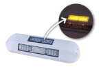 LED zij-werklamp + amber R65 flitser