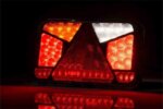 Links | LED achterlicht met kentekenlicht | 12-24v | 7-functies 6-PIN bajonet | VC-4511B6-FT-370 L TB LED BAJONET 6PIN-VC-4511B6-3