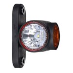 LED breedtelamp rood-wit-amber | 12-24v | 50cm. kabel | MB-4800RWA-LD 2186-MB-4800RWA