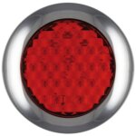 LED mistlicht met chromen rand | 12-24v | 0