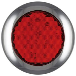 LED mistlicht met chromen rand | 12-24v | 0