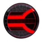 LED achterlicht met dynamisch knipperlicht | 12-24v | 150cm. kabel | V14C5-142D-LZD 2341-V14C5-142D-7