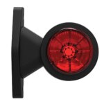 LED breedtelamp met korte steel | 12-24v | 20cm. kabel | M10BV-100RW-FT-009 A LED-M10BV-100RW-2