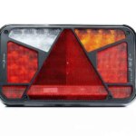 Rechts | LED achterlicht met kentekenlicht Canbusproof | 12v | 7-functies 6-PIN | VC-4512B6CAN-FT-370 P TB LED O BAJONET 6PIN 12V-VC-4512B6CAN