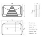 Rechts | LED achterlicht zonder kentekenlicht | 12-36v | 7-PIN AMP connector | V10C6-532B7-FT-170 P NT LED AMP 7PIN-V10C6-532B7-2