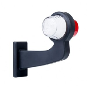 Rechts | LED pendellamp haakse steel | matte lens | 12-24v | MB-1022RW-LD 2605-MB-1022RW