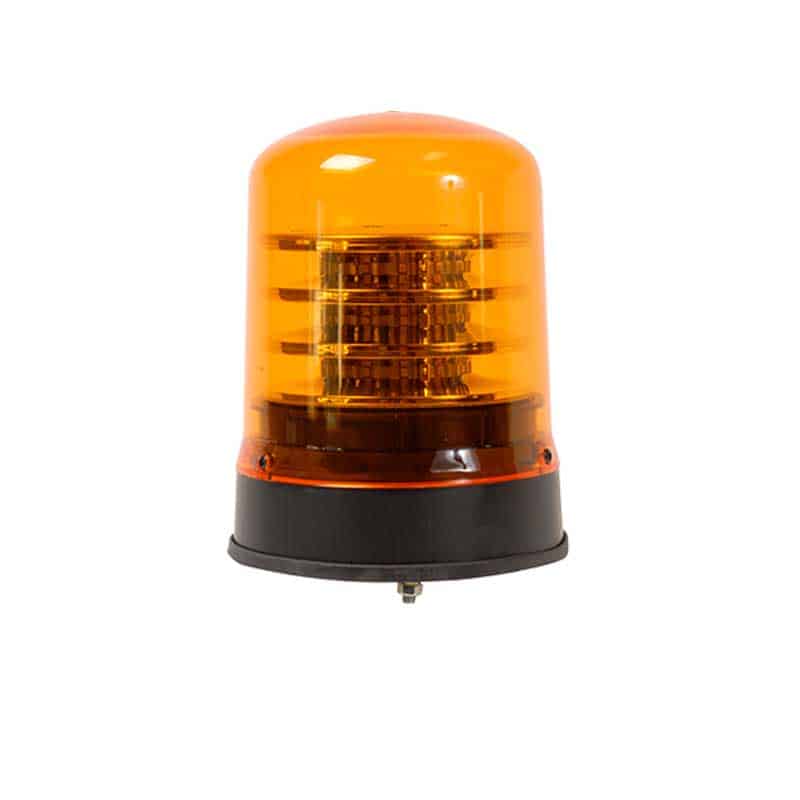 LED R65 Zwaailamp amber 3 bouts montage
