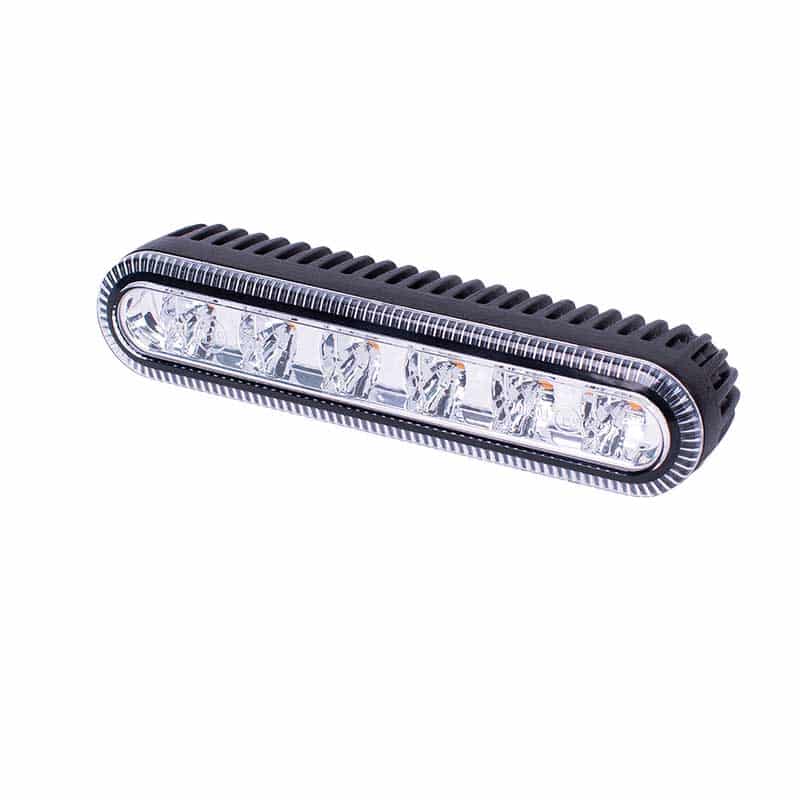 ED5000A LED flitser 6-LED | R65 | amber | 12-24v |
