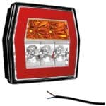 LED compact achterlicht zonder kentekenlicht | 12-36v | 100cm. kabel | V10C3-710-FT-121 LED-V10C3-710