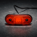 LED markeringslicht rood | 12-24v | 1