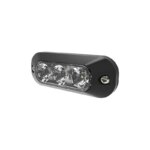 LED flitser 3-LED | R65 | amber | 12-24v | ED3703A-ED3703A-ED3703A