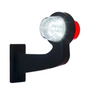 rechts | LED pendellamp | haakse steel | heldere lens | 12-24v | MB-1012RW-LD 2587-MB-1012RW