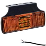 LED markeringslicht amber | 12-24v | 50cm. kabel | M10MV-150A-FT-017 Z+K LED-M10MV-150A